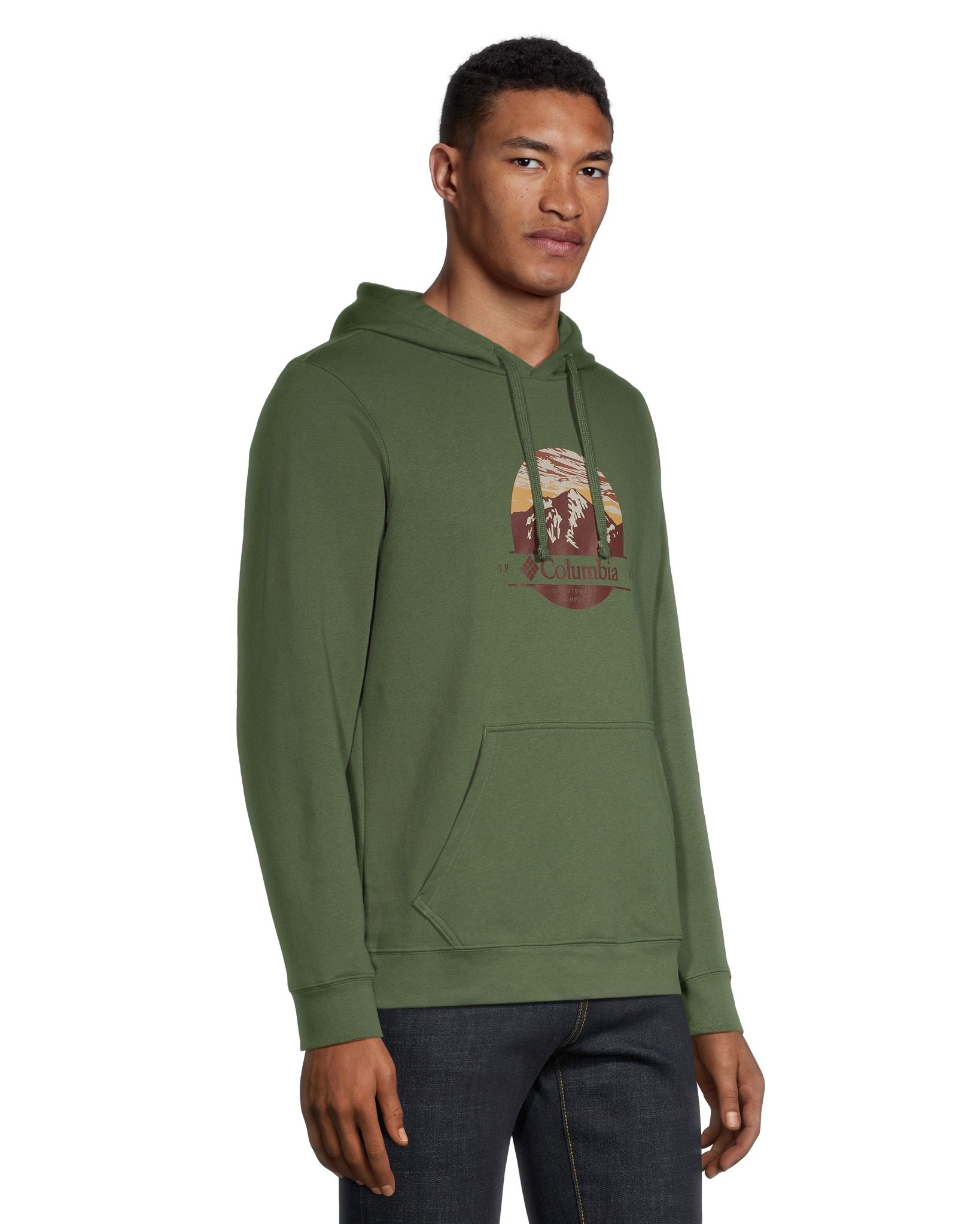 Chandail à capuche avec graphique de montagnes pour hommes, Trek, Columbia