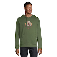 Chandail à capuche avec graphique de montagnes pour hommes, Trek, Columbia Front_Flat