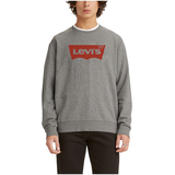 Levi's Men's Everyday Essentials Fleece Batwing Logo Crewneck Sweatshirt Front_Flat