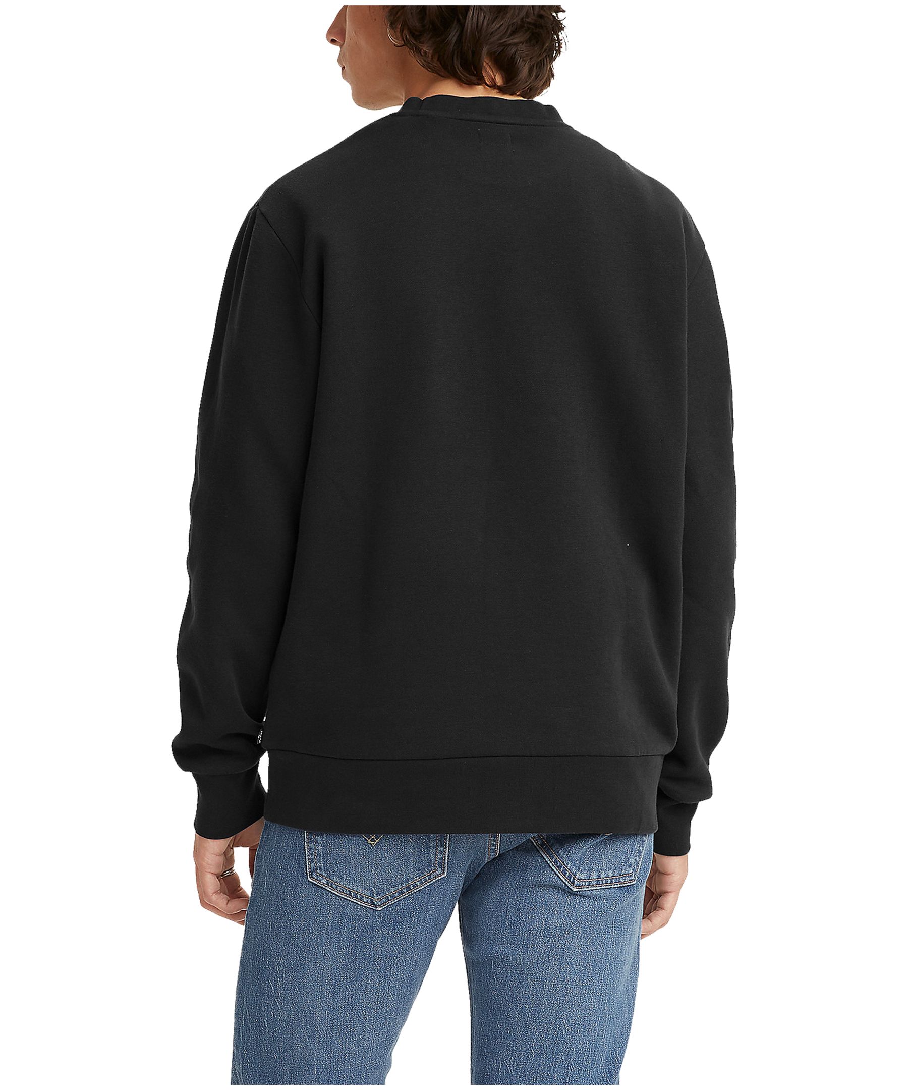 Chandail en molleton à col ras du cou et coupe standard avec logo ailes de chauve-souris pour hommes, Levi's