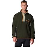 Chandail en molleton sherpa à demi-fermeture à boutons-pression pour hommes, Helvetia II, Columbia Front_Flat