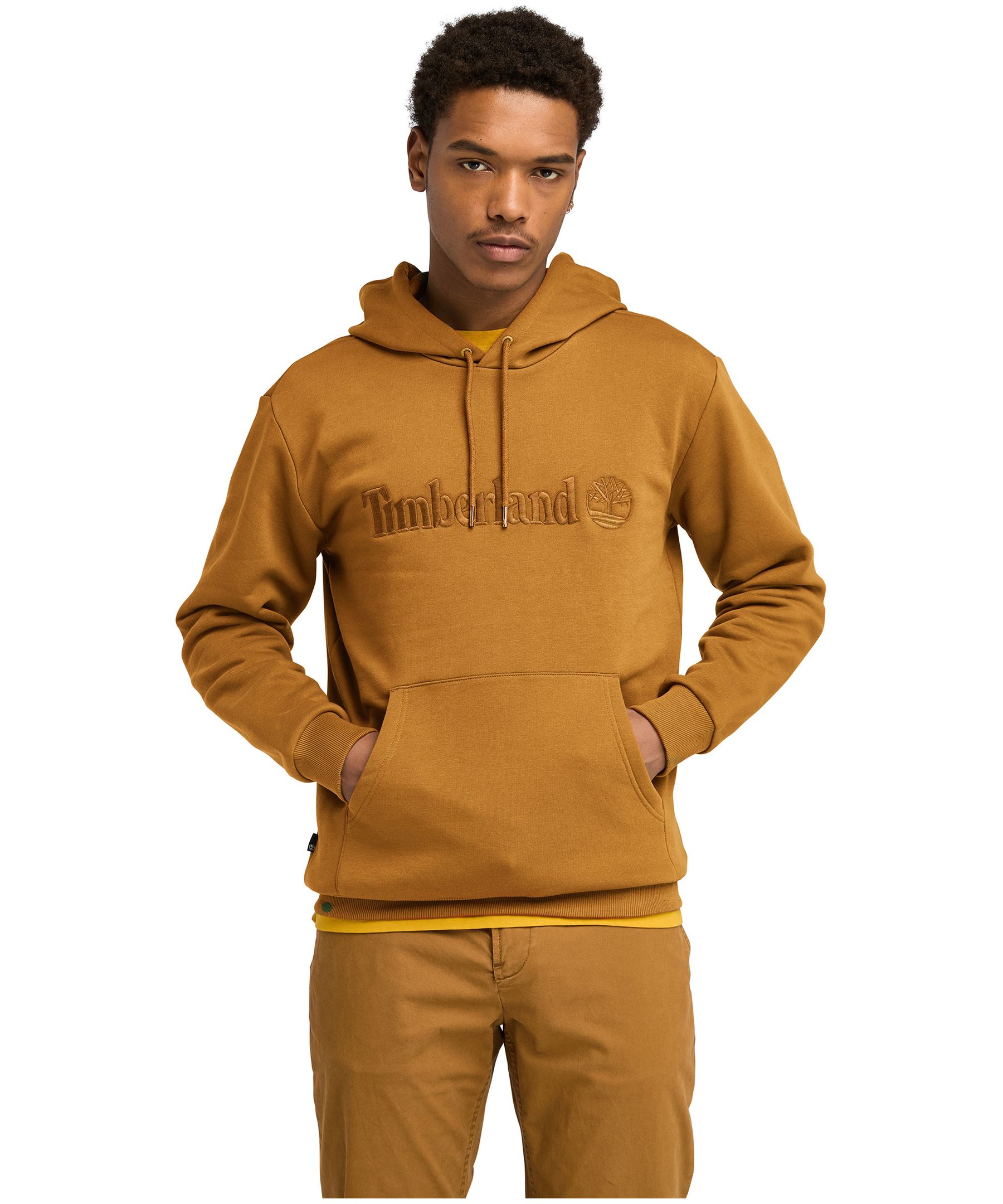 Timberland Men's Embroidery Logo Popover Fleece Hoodie | Mark's