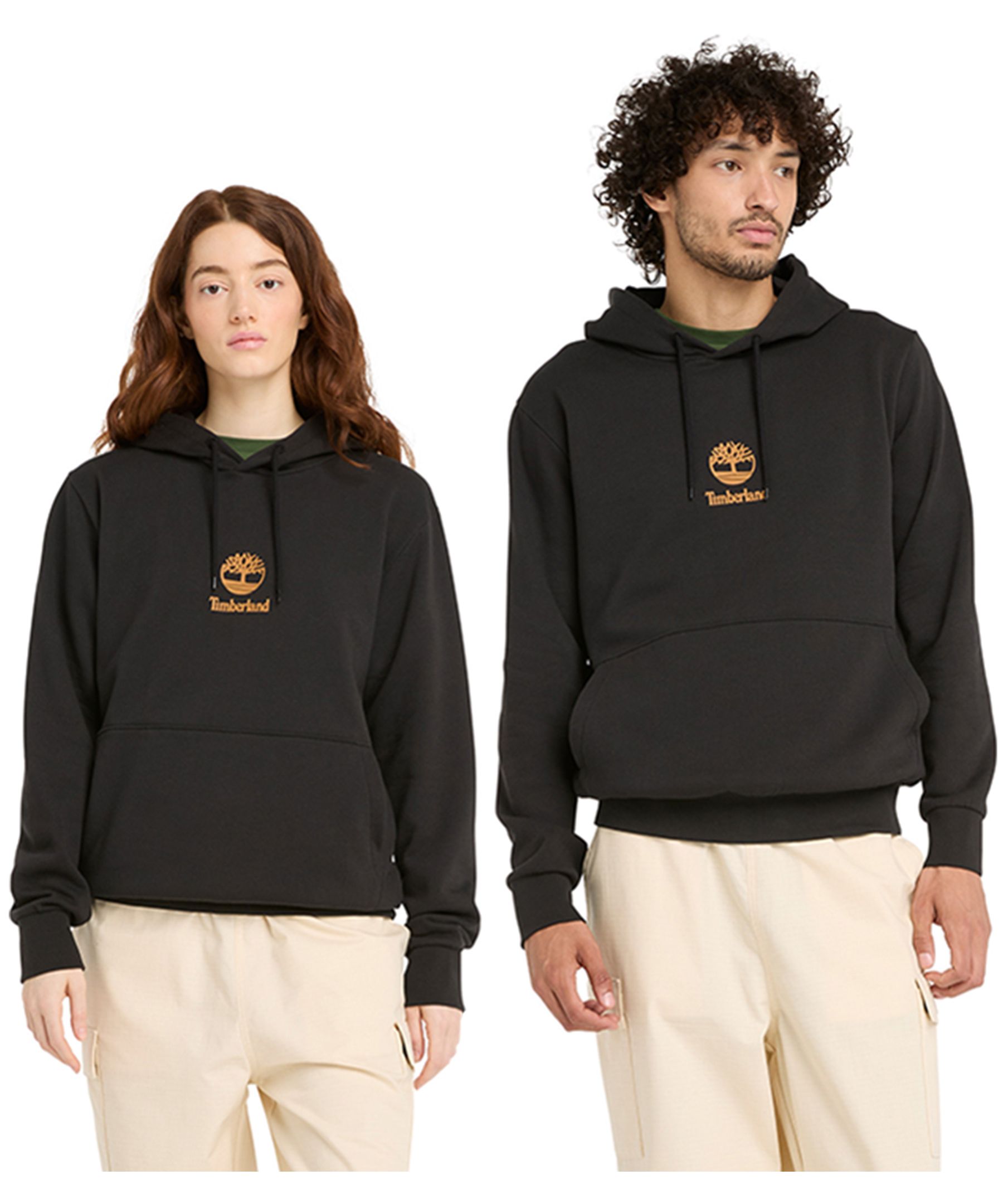 Timberland Unisex Small Tree Logo Popover Fleece Hoodie