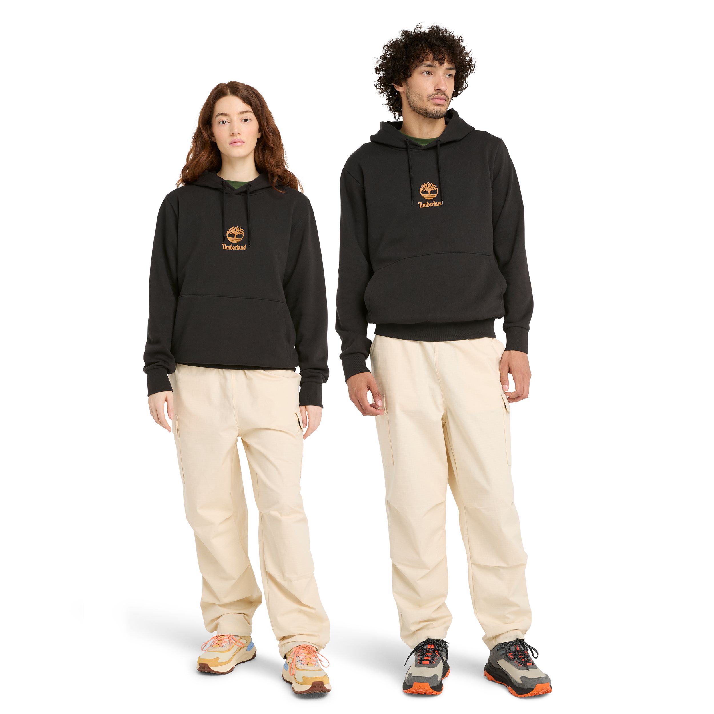 Timberland Unisex Small Tree Logo Popover Fleece Hoodie
