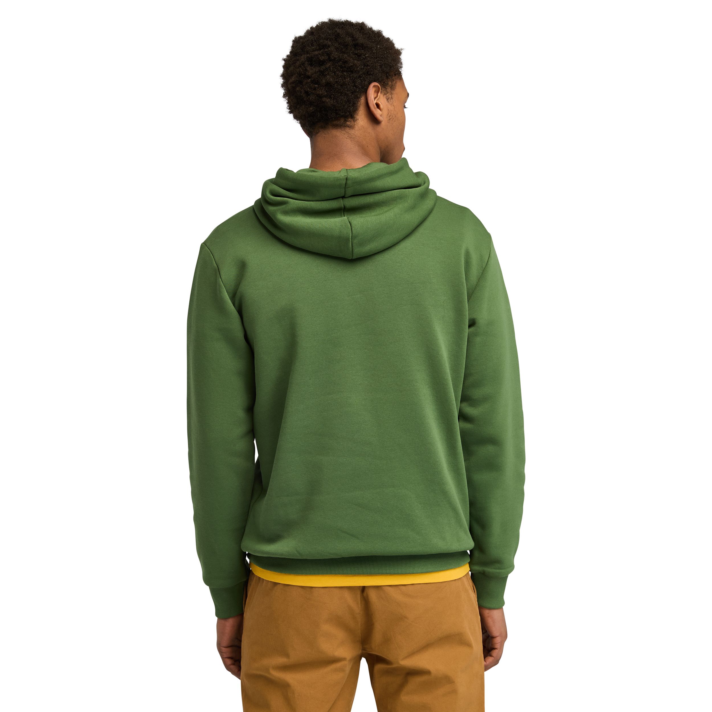 Timberland Men's Embroidery Logo Popover Fleece Hoodie