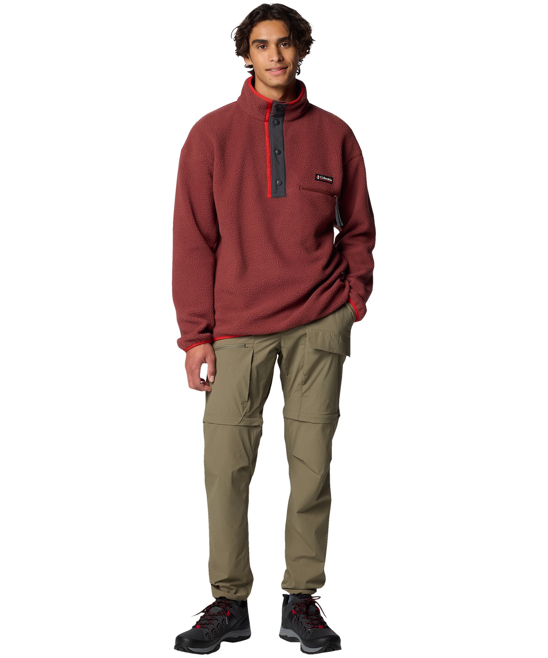 Chandail en molleton sherpa à demi-fermeture à boutons-pression pour hommes, Helvetia&nbsp;II, Columbia