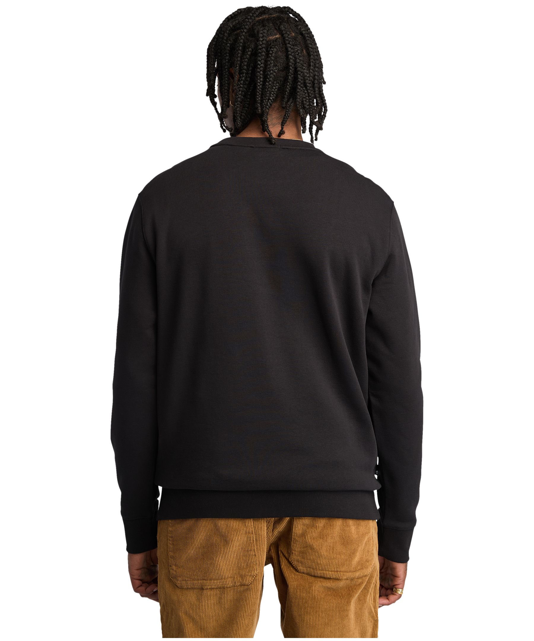 Timberland Men's Linear Logo Crewneck Fleece Sweatshirt | Mark's