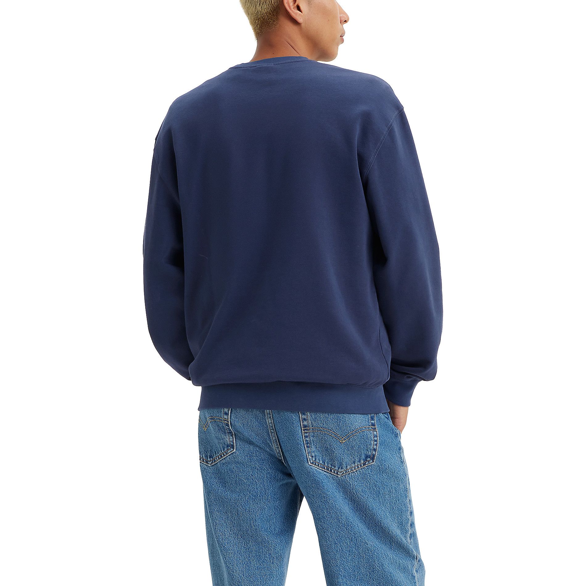 Levi's Men's Everyday Essentials Surf Logo Crewneck Fleece Sweatshirt