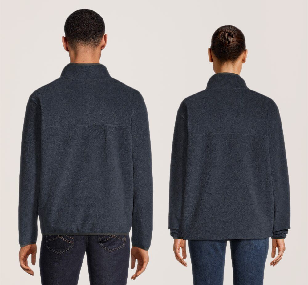 WindRiver Men's T-MAX HEAT® Quarter Snap Mock Neck Fleece Pullover