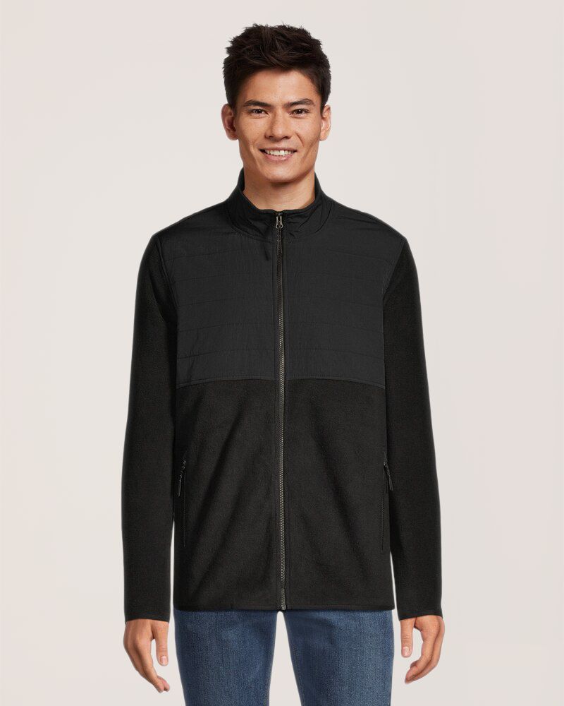 Veste à glissière pleine longueur en molleton matelassé avec T-MAX HEAT pour hommes, WindRiver