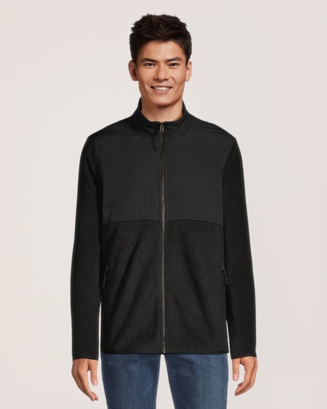 Veste à glissière pleine longueur en molleton matelassé avec T-MAX HEAT pour hommes, WindRiver