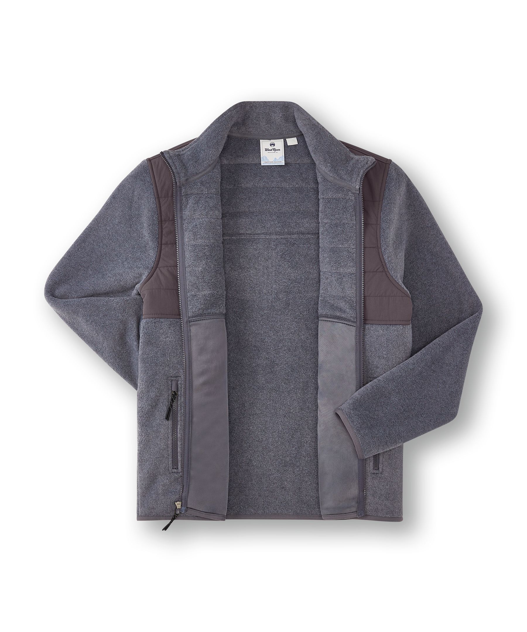WindRiver Men's T-MAX HEAT® Quilted Fleece Full Zip Jacket