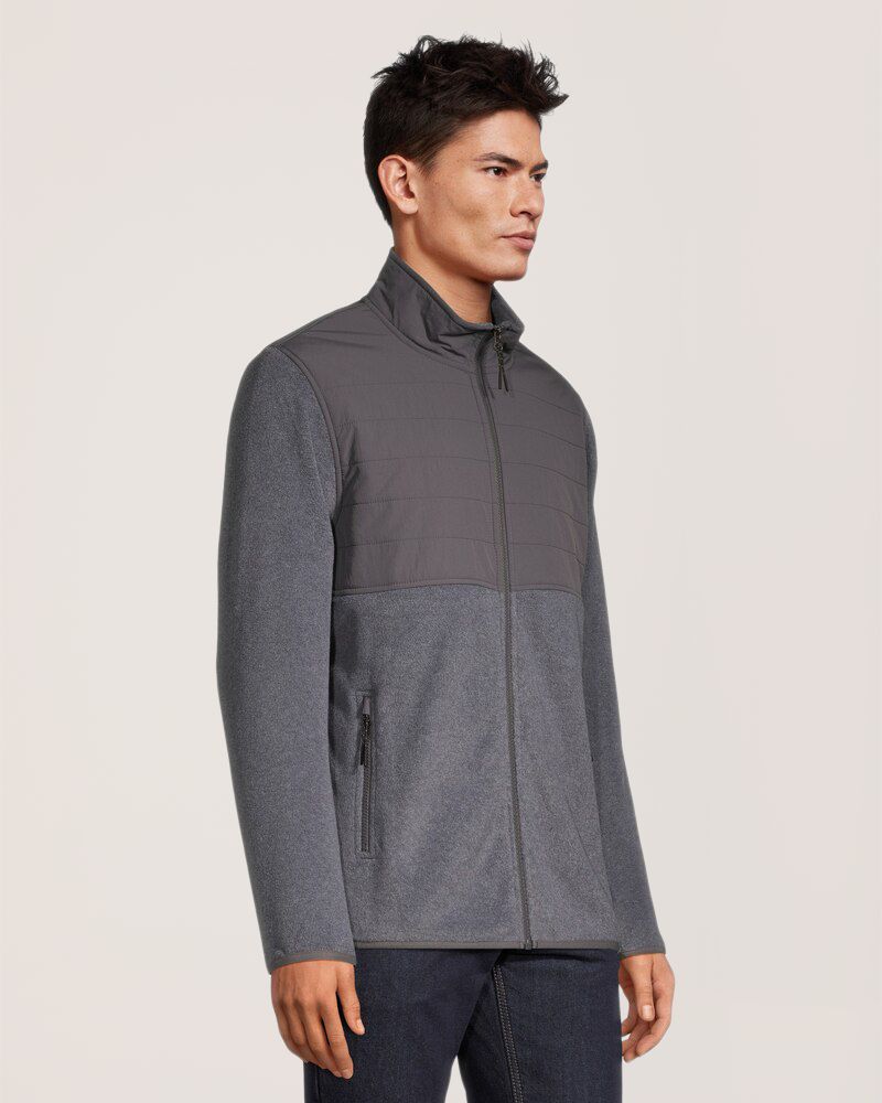 WindRiver Men's T-MAX HEAT® Quilted Fleece Full Zip Jacket