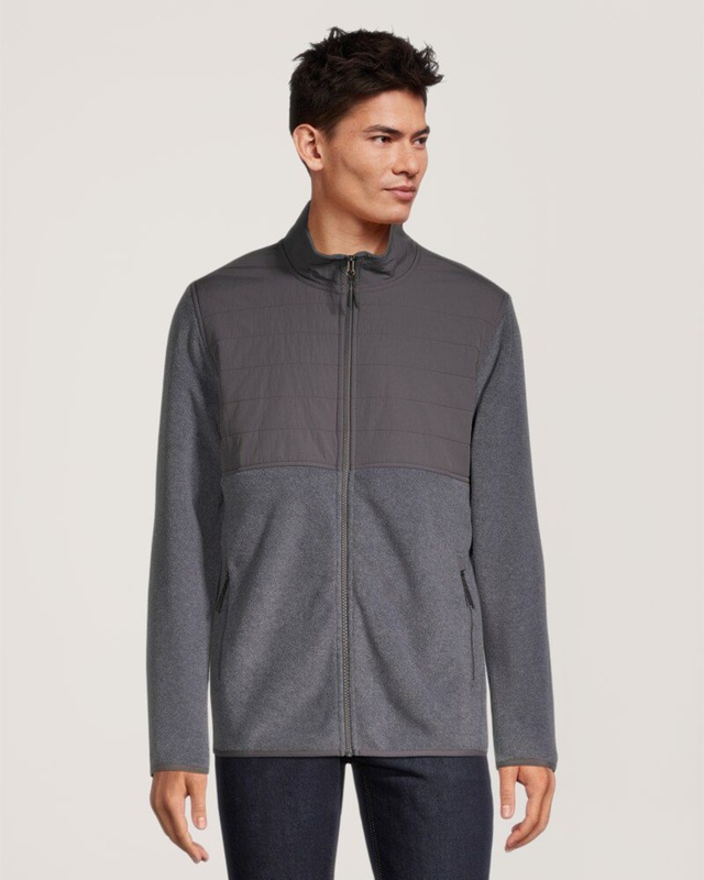 WindRiver Men's T-MAX HEAT® Quilted Fleece Full Zip Jacket