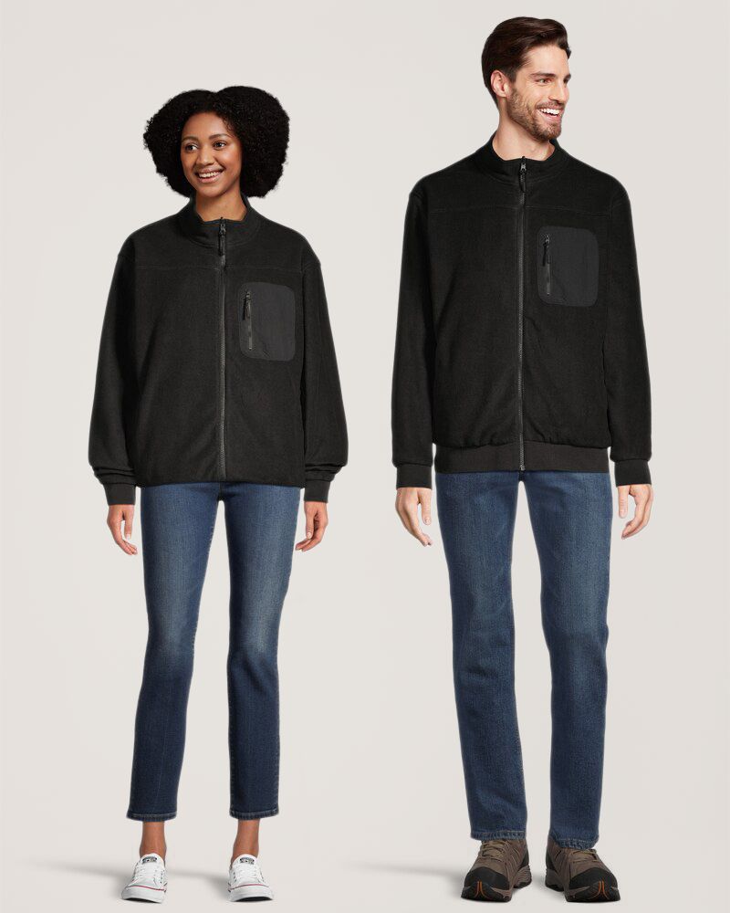 WindRiver Men's T-Max Heat® Full Zip Reversible Fleece Jacket