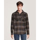 Veste-chemise en molleton avec doublure en sherpa pour hommes, WindRiver Front_Flat