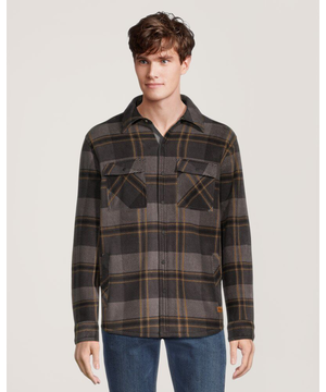 WindRiver Men's Sherpa Lined Fleece Shacket