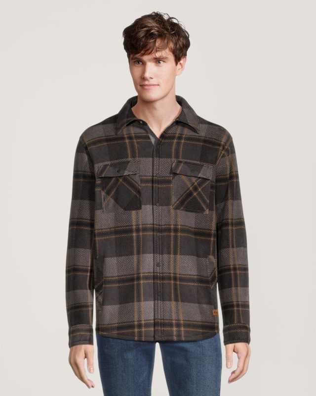 WindRiver Men's Sherpa Lined Fleece Shacket