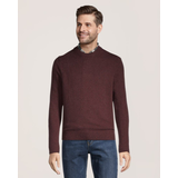 WindRiver Men's Heritage Nep Crewneck Sweater Front_Flat