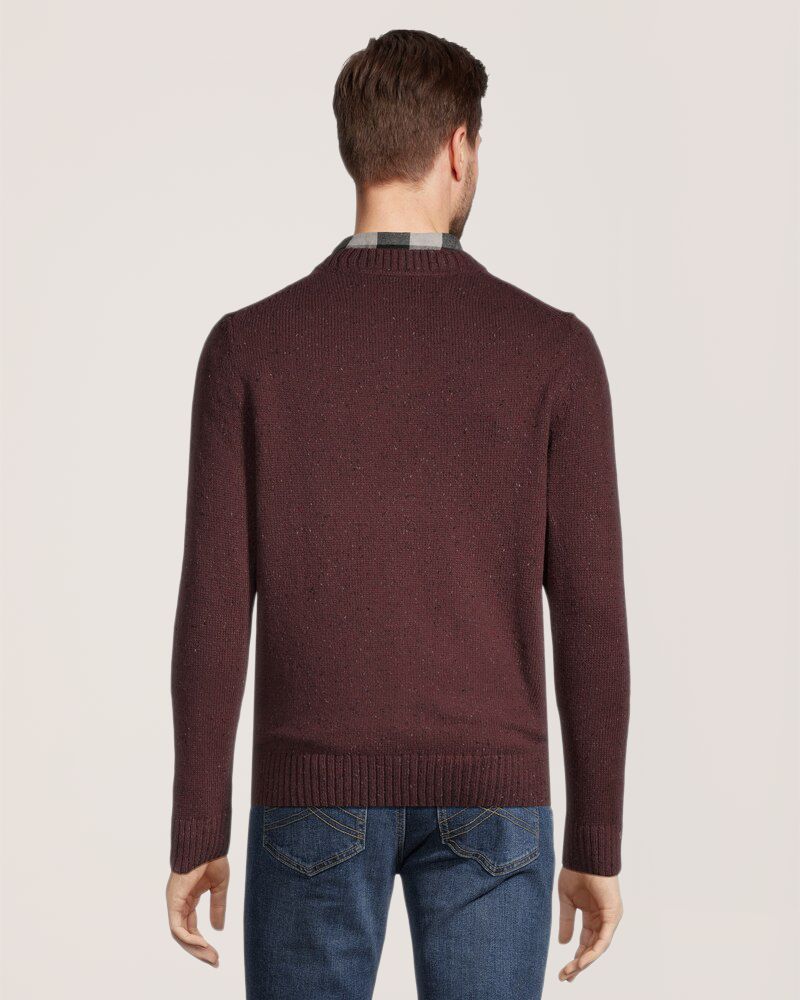 WindRiver Men's Heritage Nep Crewneck Sweater