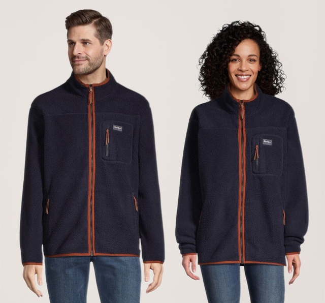 WindRiver Men's T-MAX HEAT® Sherpa Fleece Full Zip Jacket