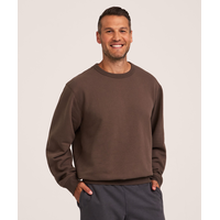 WindRiver Men's Original Fleece Cotton Crewneck Sweatshirt