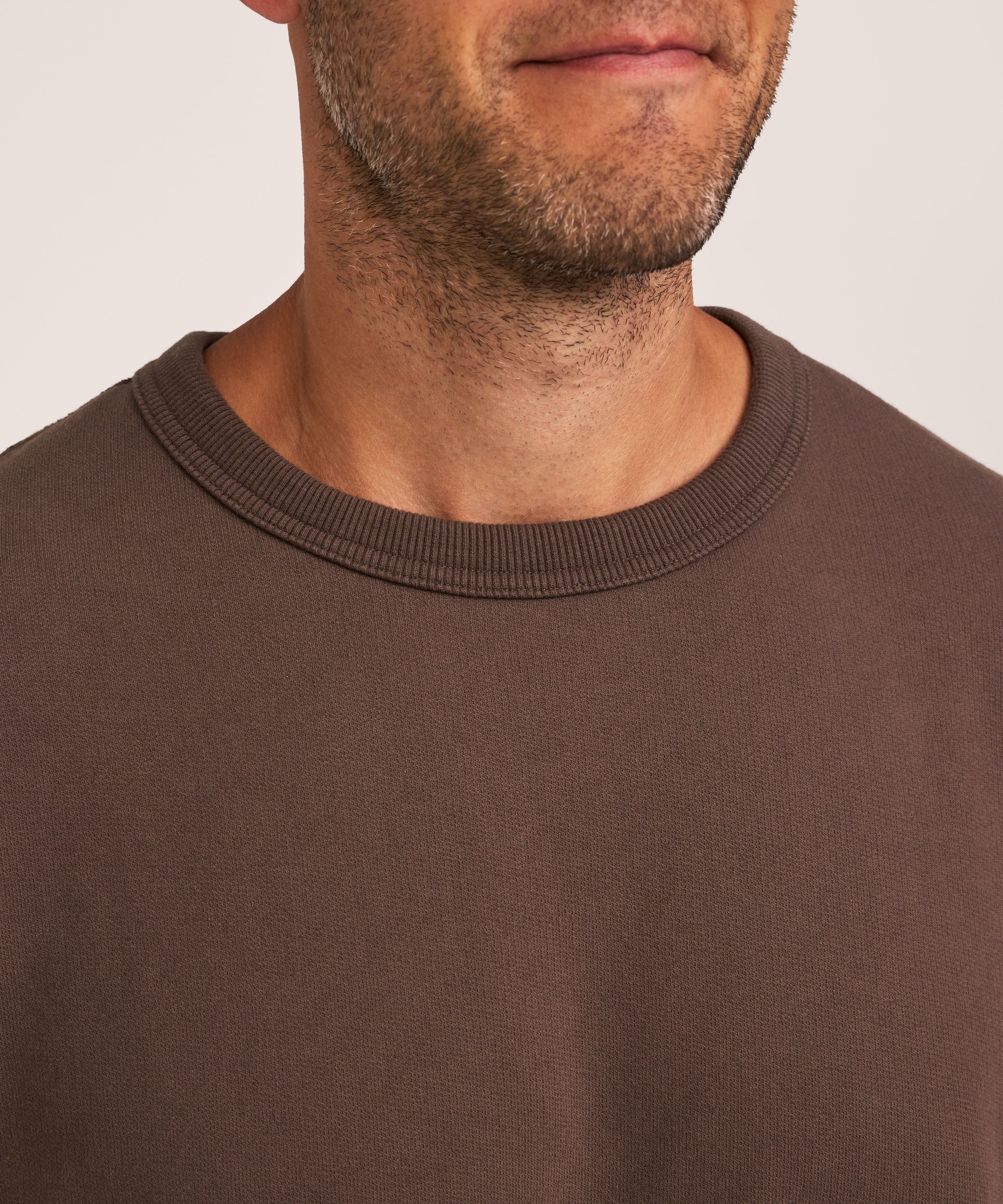 WindRiver Men's Original Fleece Cotton Crewneck Sweatshirt