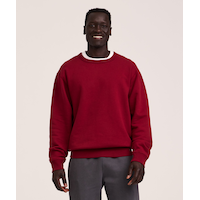 Chandail en molleton de coton original avec col ras du cou pour hommes, WindRiver