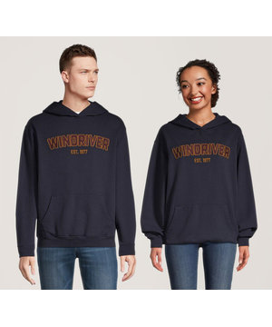 Chandail à capuche originel unisexe de WindRiver en molleton brodé