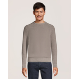 Denver Hayes Men's Shaker Crewneck Sweater Front_Flat