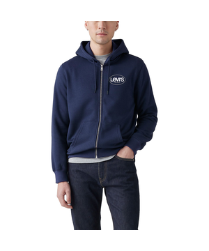 Chandail à capuche en molleton à logo Surf et à glissière pleine longueur pour hommes, Everyday Essentials, Levi's