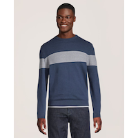 Denver Hayes Men's Soft Cotton Crewneck Sweater