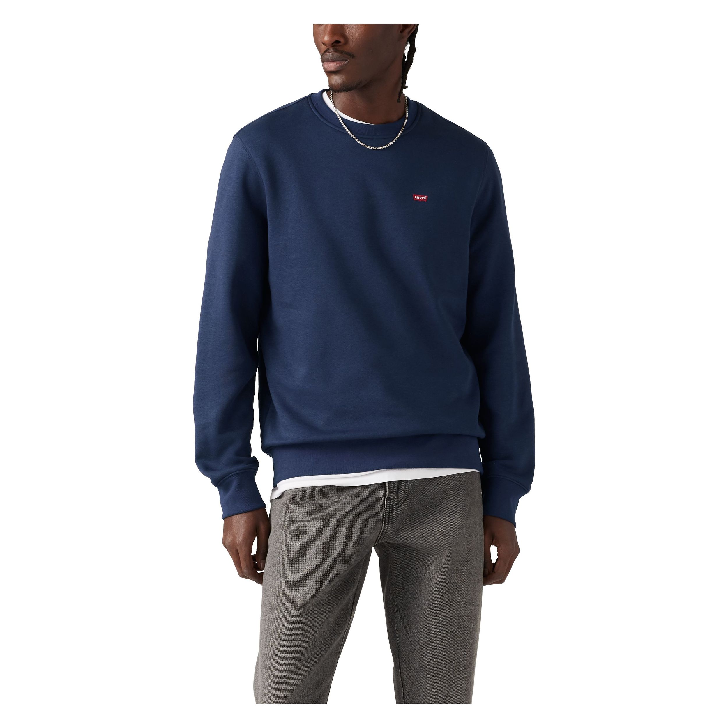 Chandail en molleton à manches longues et col ras du cou pour hommes, Levi's