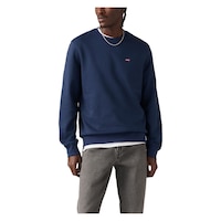 Levi's Men's Fleece Crewneck Long Sleeve Sweatshirt Front_Flat