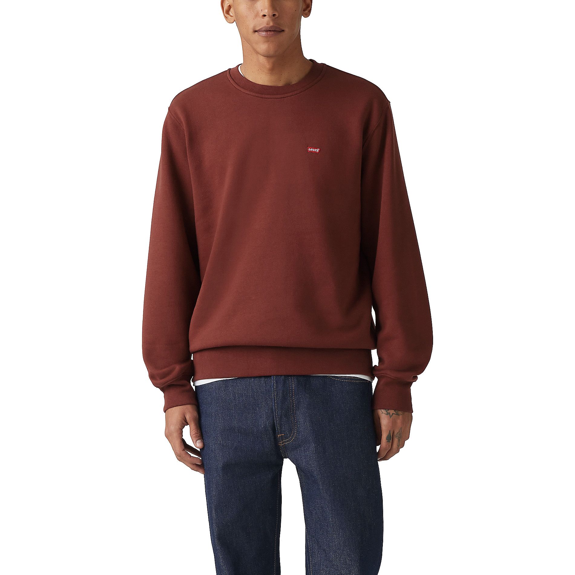 Levi's Men's Fleece Crewneck Long Sleeve Sweatshirt
