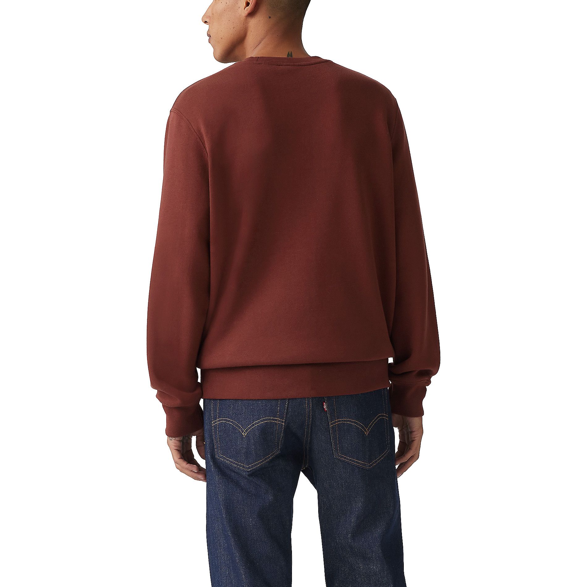 Chandail en molleton à manches longues et col ras du cou pour hommes, Levi's