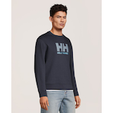 Helly Hansen Men's Fleece Graphic Crewneck Sweatshirt Front_Angled_Right