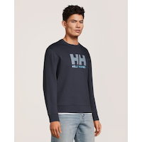 Helly Hansen Men's Fleece Graphic Crewneck Sweatshirt Front_Angled_Right