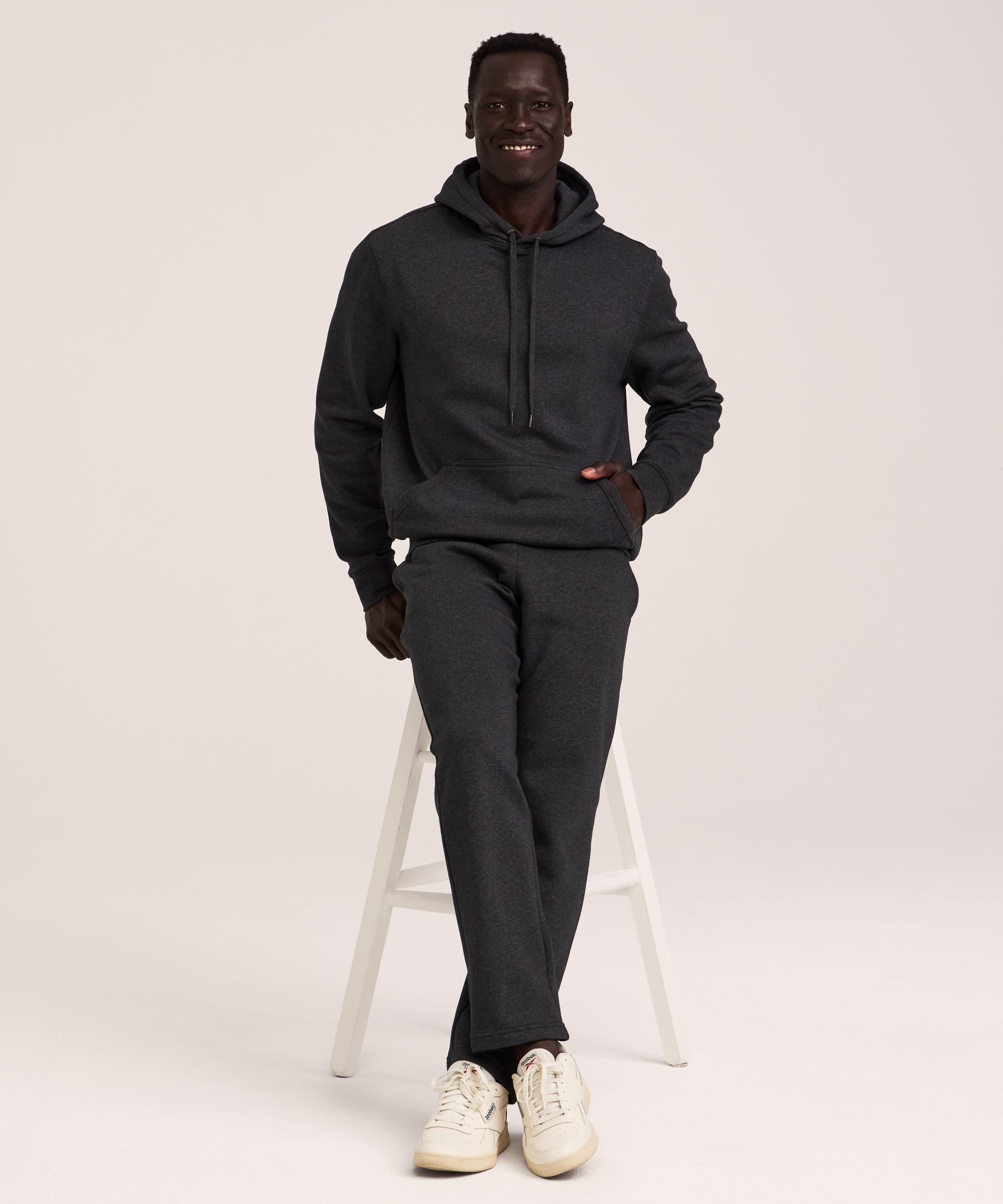 Denver Hayes Men's SuperSoft Fleece Popover Hoodie