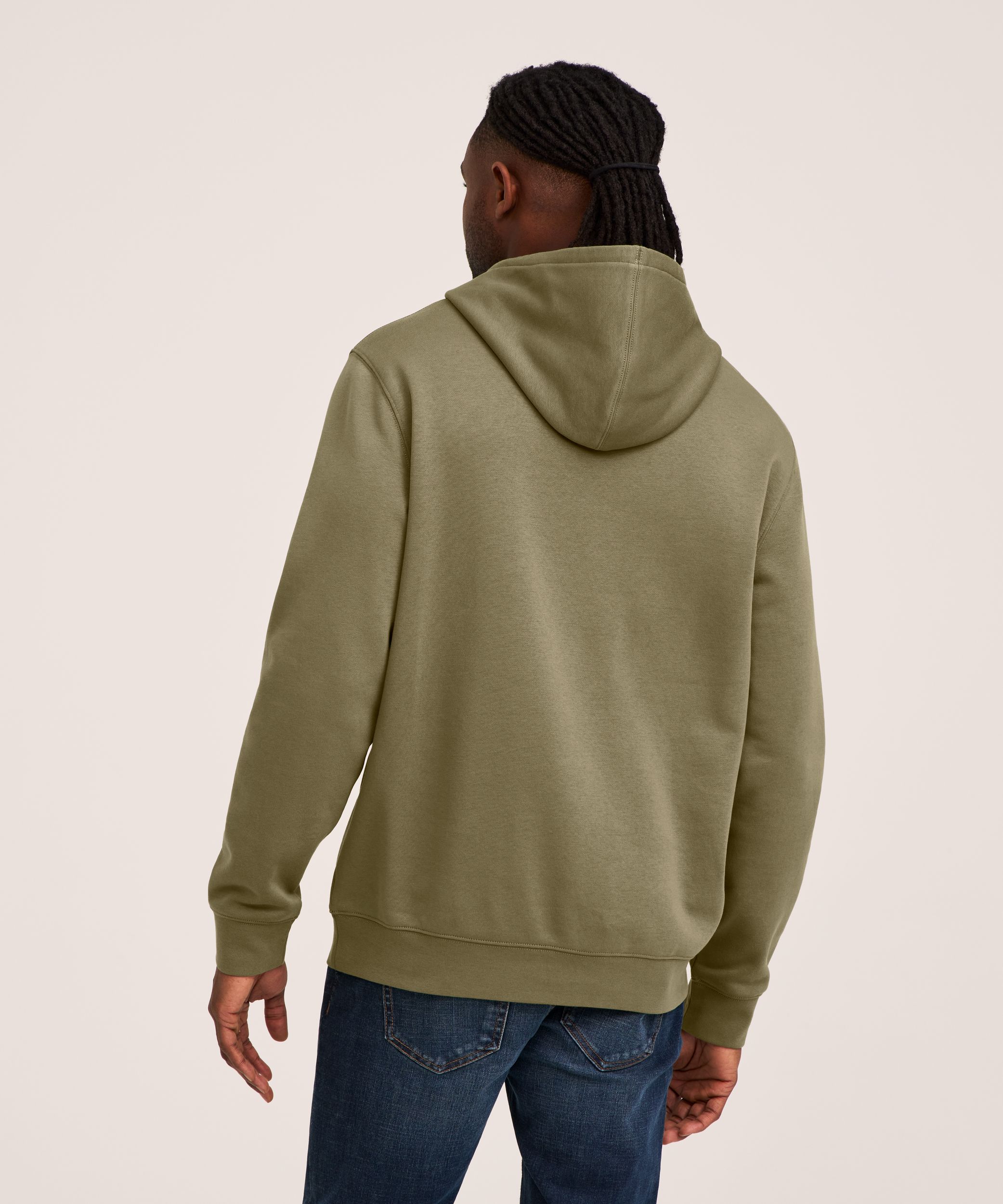 Denver Hayes Sweat à capuche en polaire ultra doux pour homme