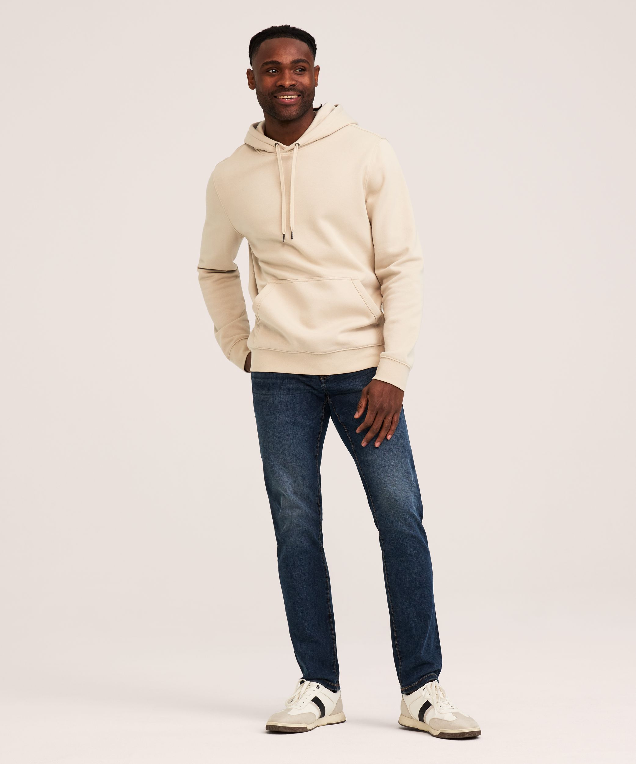 Denver Hayes Men's SuperSoft Fleece Popover Hoodie