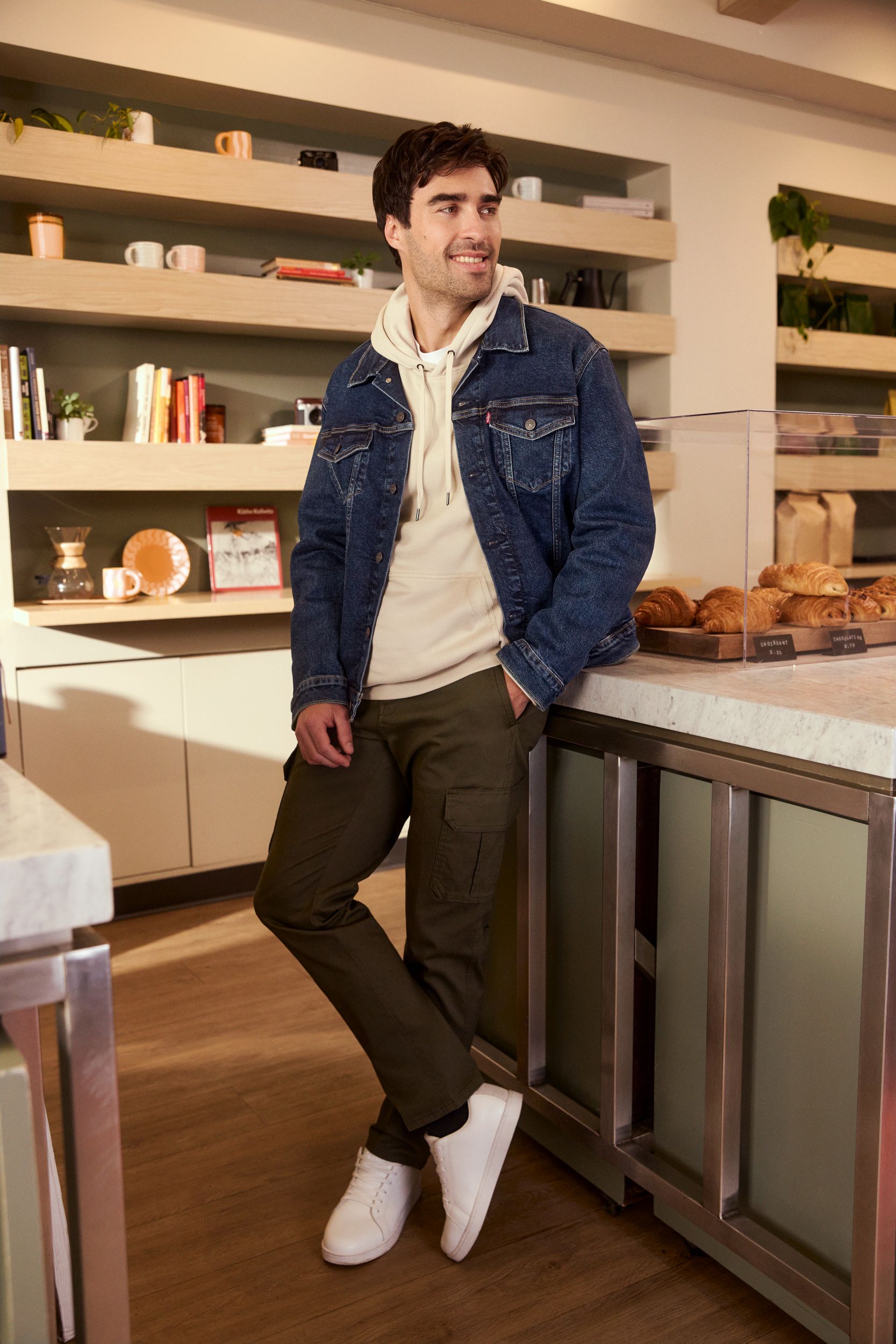 Veste de camionneur en denim à coupe standard pour hommes, Levi's