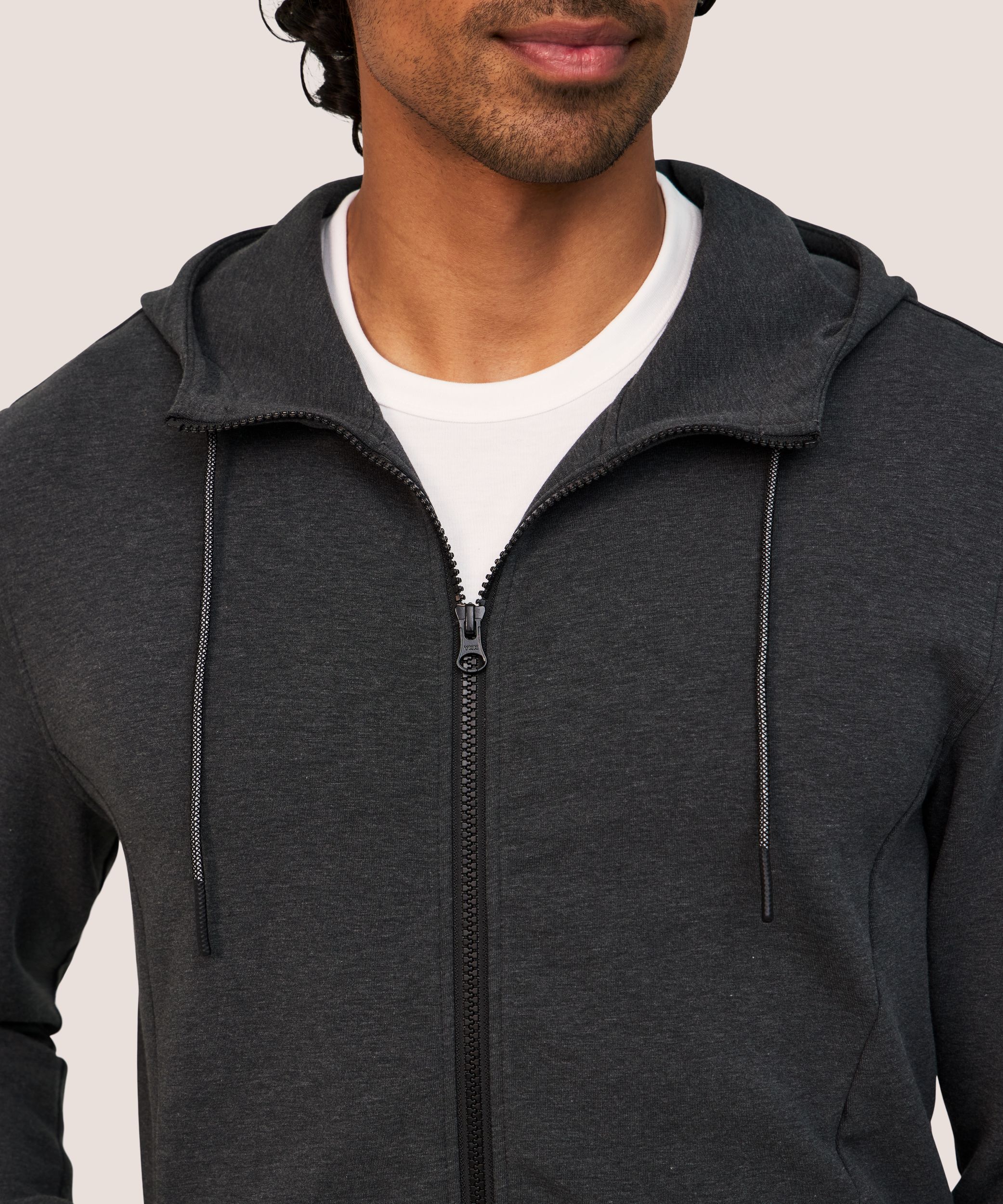 Denver Hayes Performance Men's Tech Full Zip Hoodie