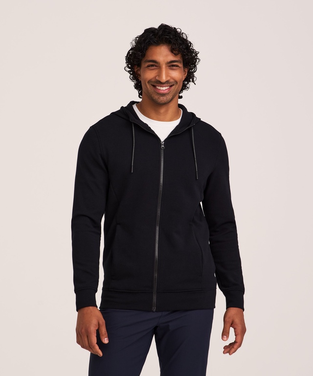 Denver Hayes Performance Men's Tech Full Zip Hoodie