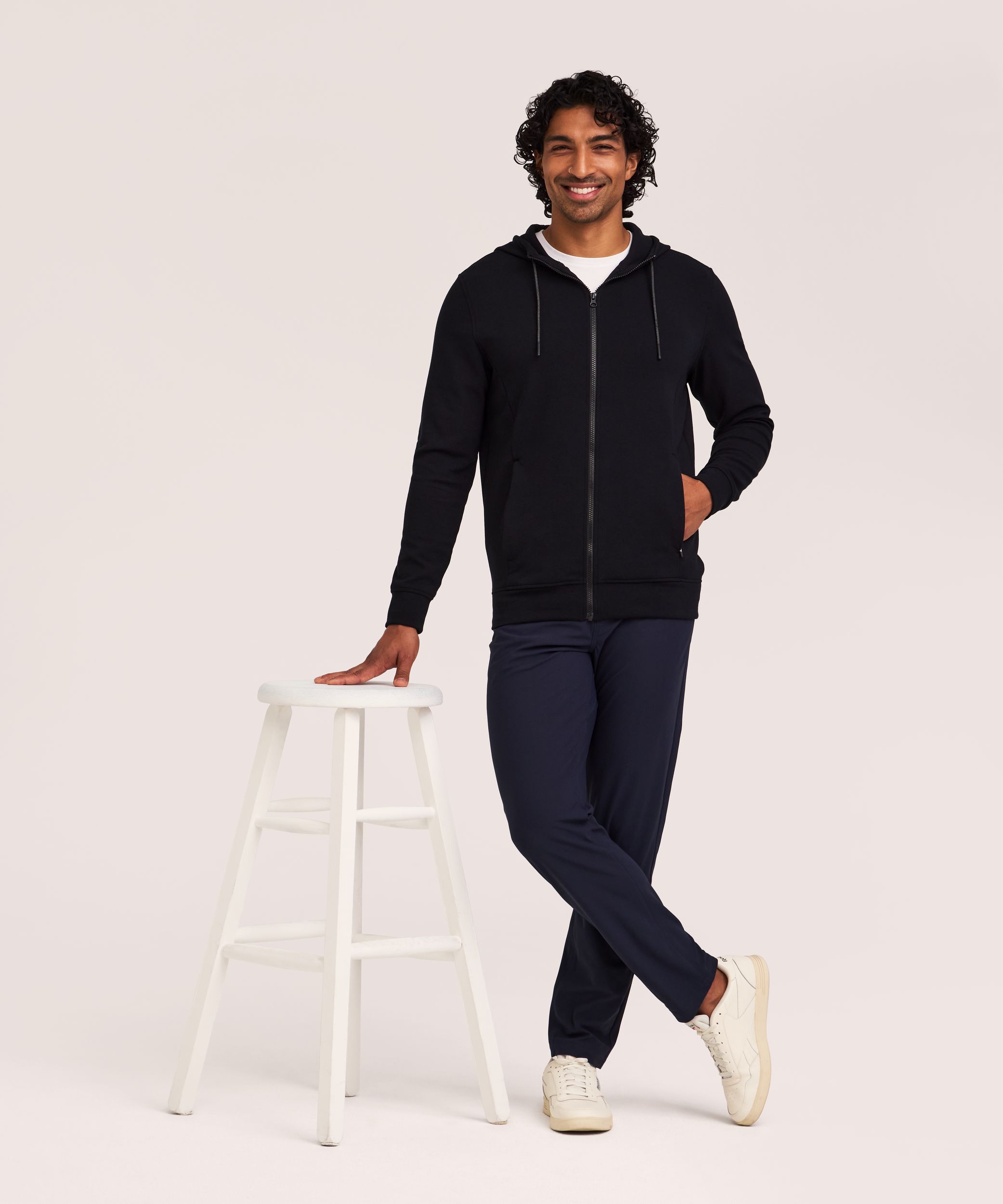 Denver Hayes Performance Men's Tech Full Zip Hoodie