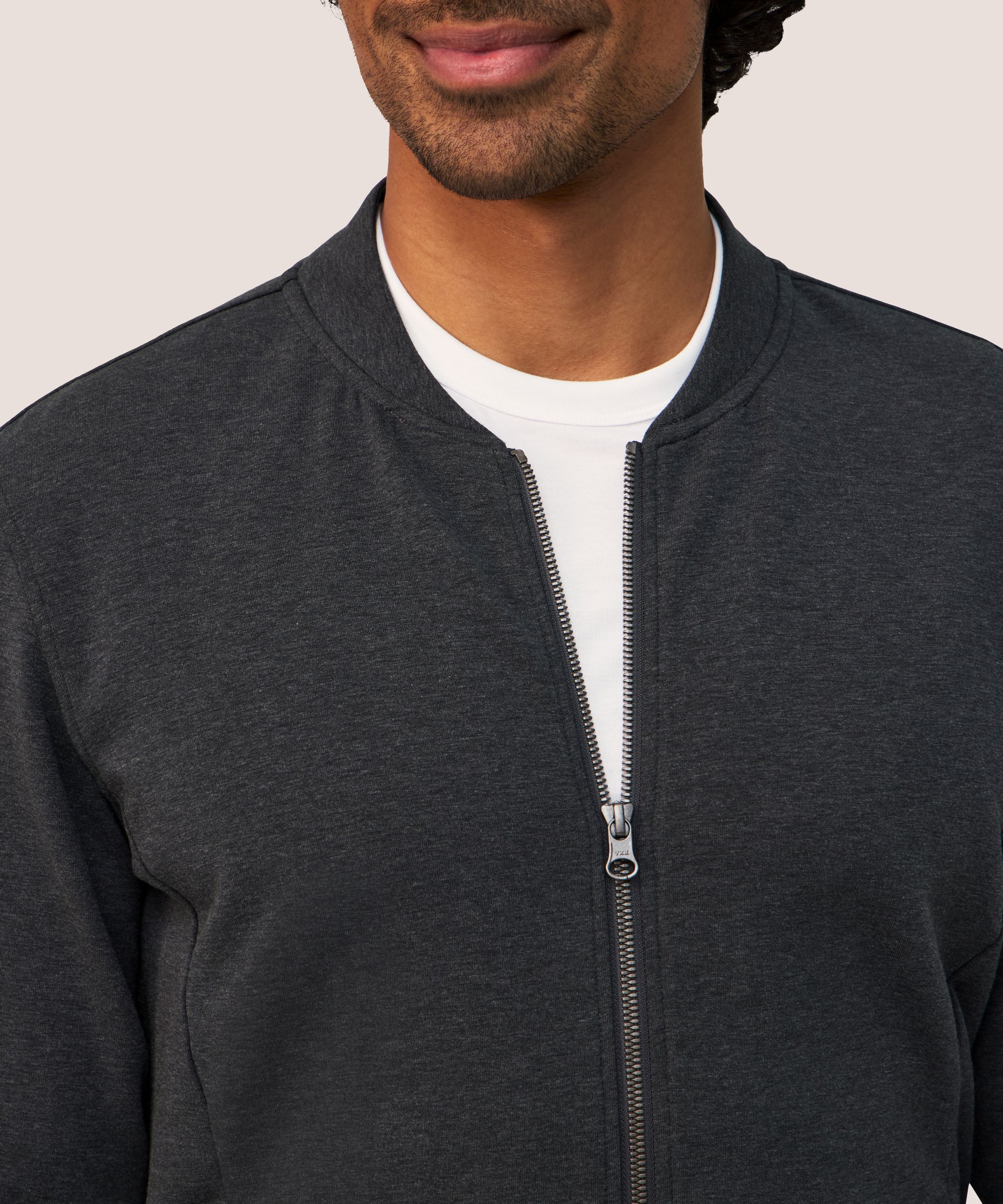 Denver Hayes Performance Men's Tech Full Zip Bomber Jacket