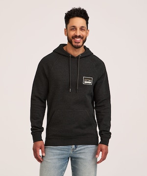 WindRiver Men's Graphic Patch Fleece Hoodie