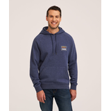 WindRiver Men's Graphic Patch Fleece Hoodie