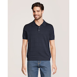 Polo rayé en tricot pour hommes, Denver Hayes