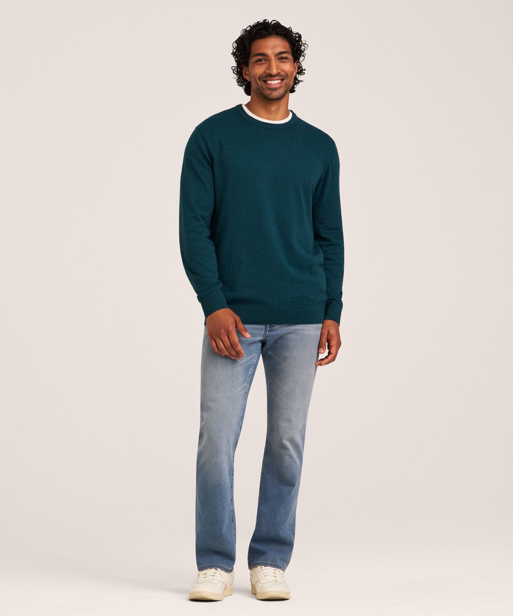Chandail à encolure ras du cou pour hommes, Denver Hayes